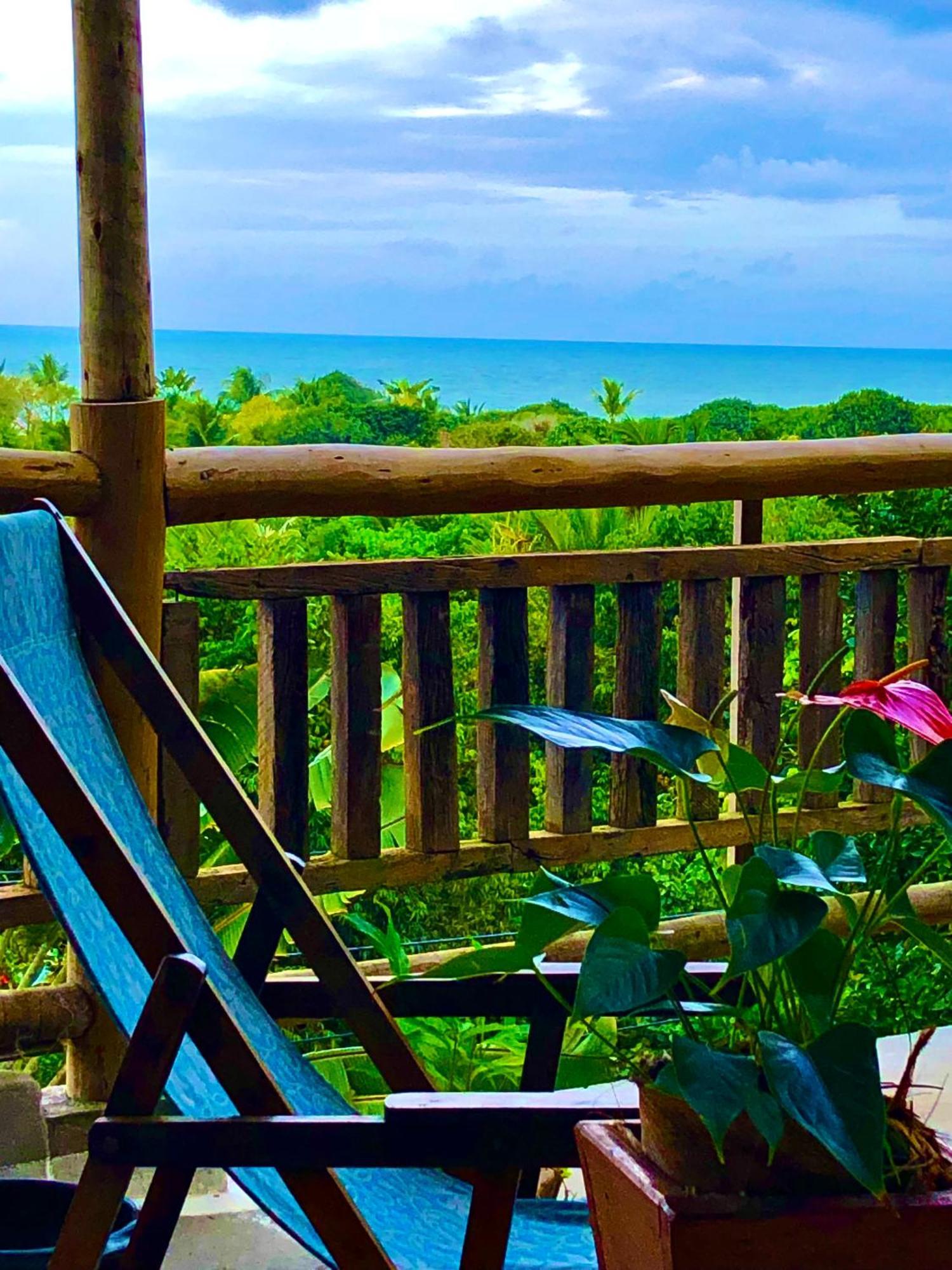 Eliza, Bangalo Vista Mar Em Trancoso Villa Exteriör bild